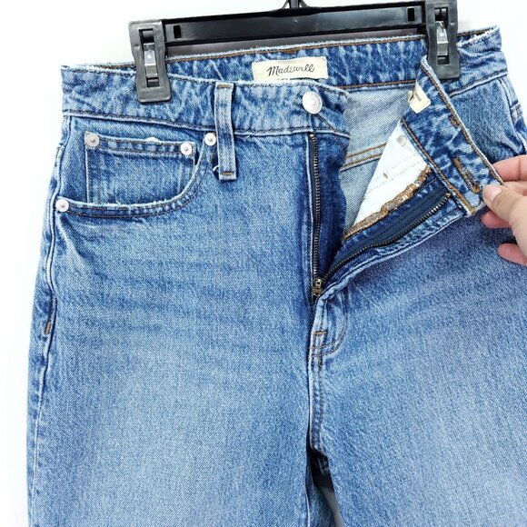 Madewell Jeans Size 26 Cropped Curvy Perfect Vintage High Rise Cotton Denim 29" - Picture 10 of 14